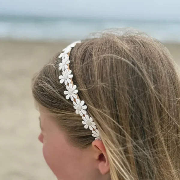 Diadeem Daisy - Wit model