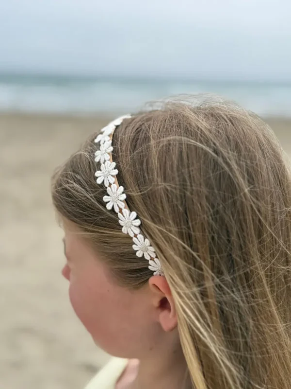 Diadeem Daisy - Wit model