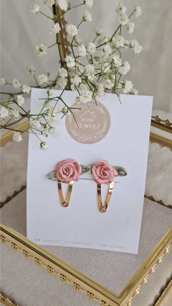 Haarspeldjes Duo Estelle - Roze