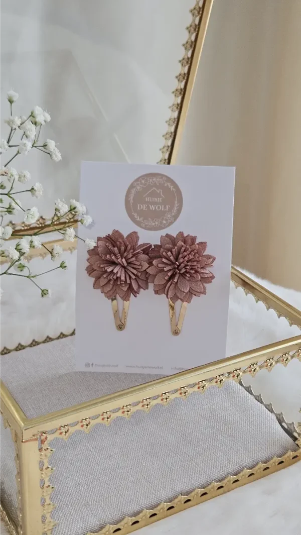 Haarspeldjes Duo Yenthe - Chocomel
