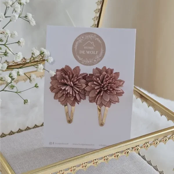 Haarspeldjes Duo Yenthe - Chocomel