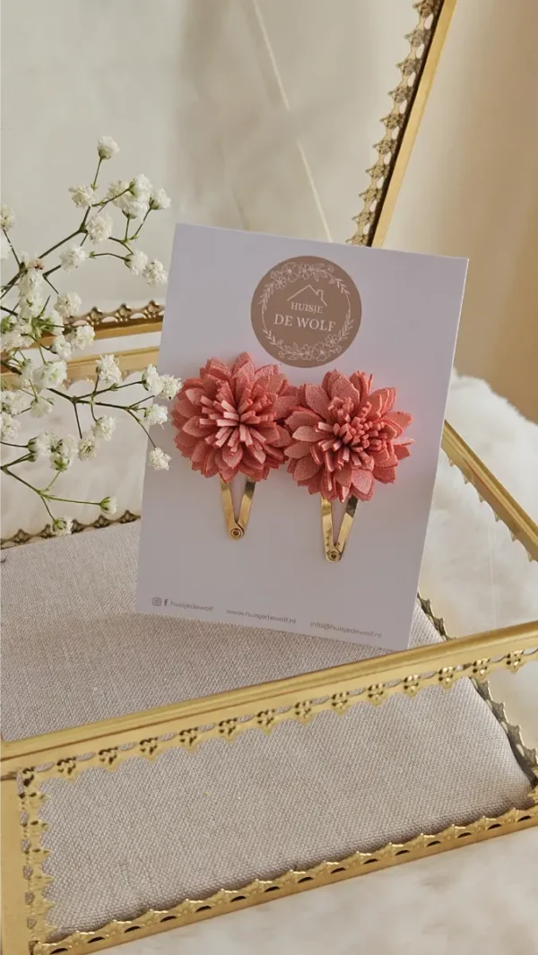 Haarspeldjes Duo Yenthe - Roze