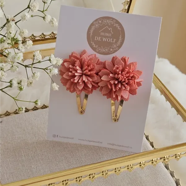 Haarspeldjes Duo Yenthe - Roze