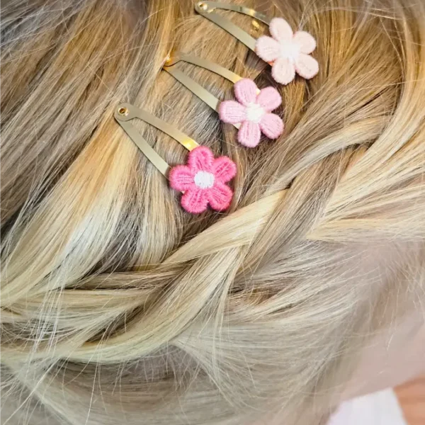 Haarspeldjes Fleur - Roze trio
