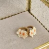 Mini Elastiekjes Fleur Beige