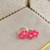 Mini Elastiekjes Fleur Fuchsia