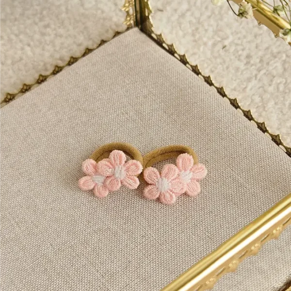 Mini Elastiekjes Fleur Lichtroze