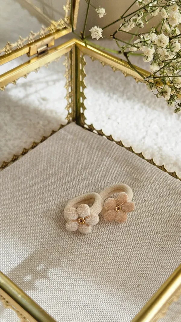 Mini Elastiekjes Lieve Beige