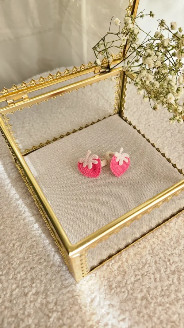 Mini elastiekjes Fraise
