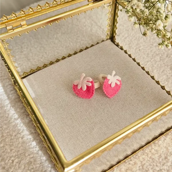 Mini elastiekjes Fraise