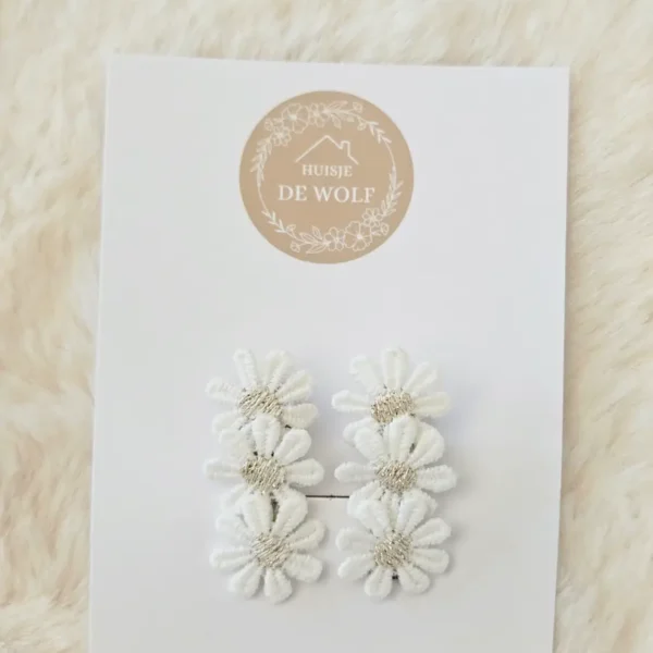 Alligatorspeldje Daisy -Wit