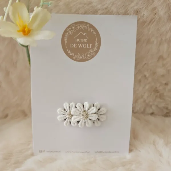 Antislipspeldje Daisy - Wit
