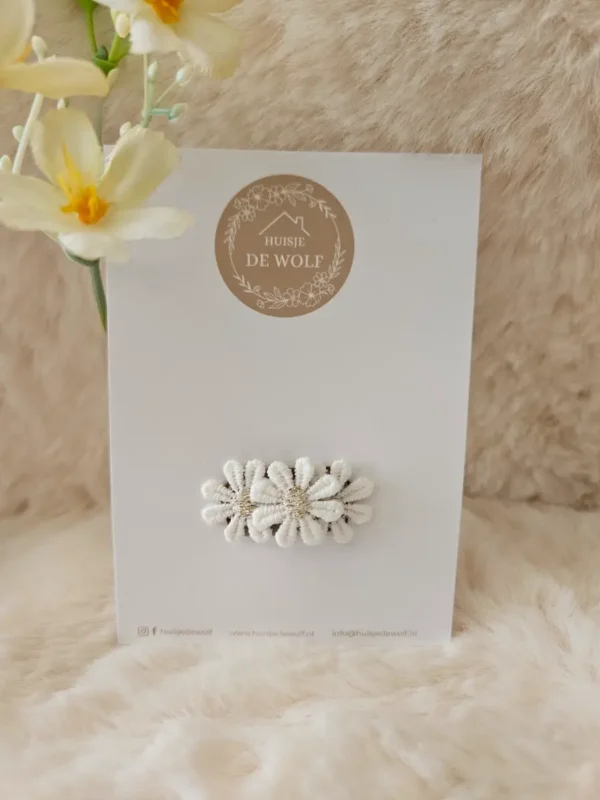 Antislipspeldje Daisy - Wit