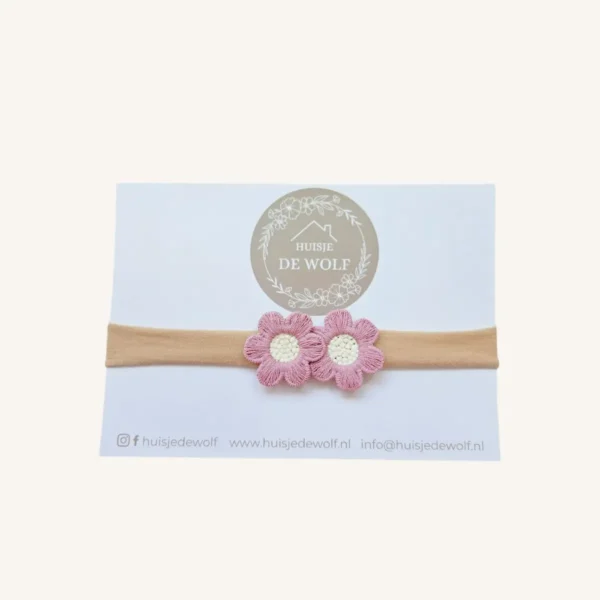 Babyhaarbandje Lotta - Roze