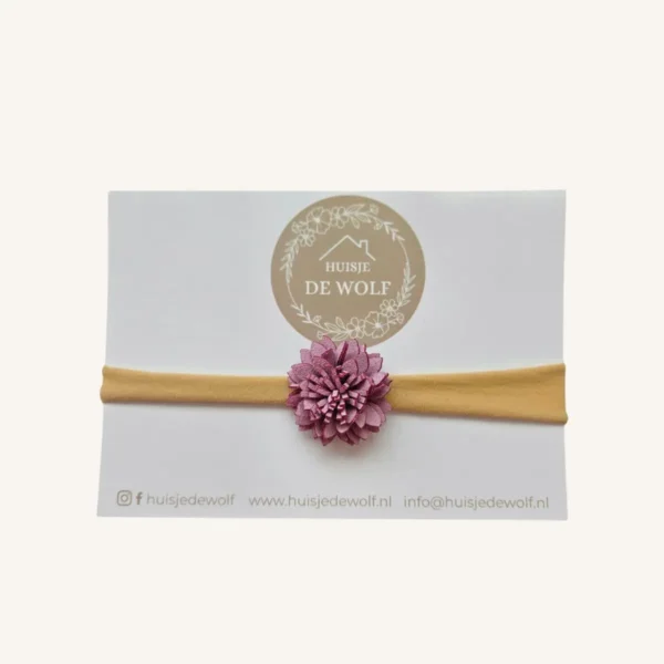Babyhaarbandje Yenthe - Paars
