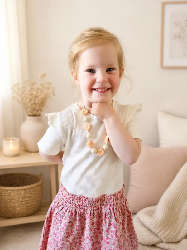 Kinderketting Lilly - Perzik model