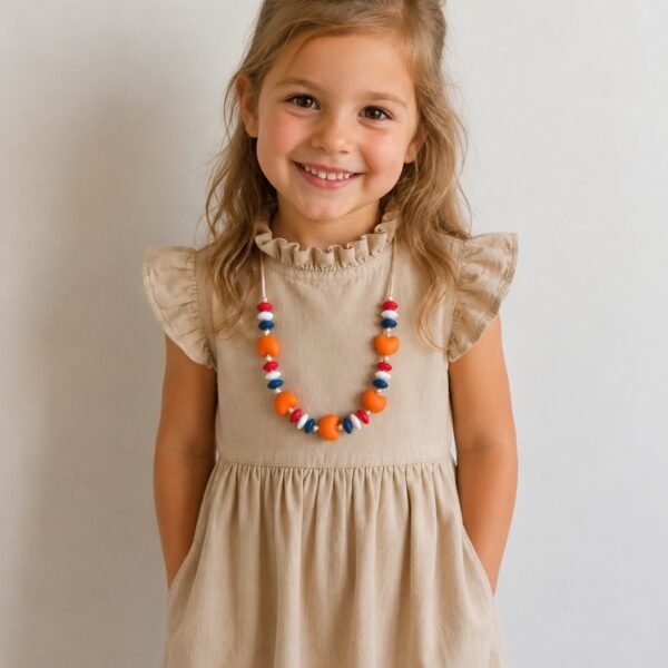 Ketting | Amalia - Rood-Wit-Blauw